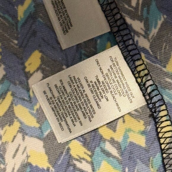 Jones Studio Womens Sleeveless Blouse Sz 1X green multi women blouse - Picture 4 of 12